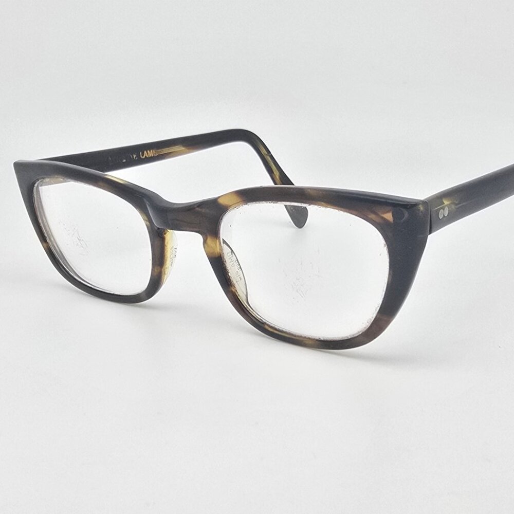 UOC Universal Optical Company Brown Tortoise Lynette Lamb Cat Eye Eyeglasses